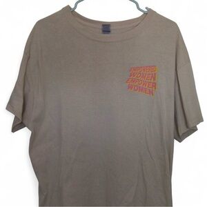Empowered Women Graphic T-Shirt - Tan